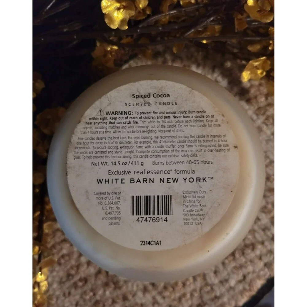 Spiced Cocoa (True Temptations) - Bath and Body Works 3-wick Candle - Picture 3 of 3